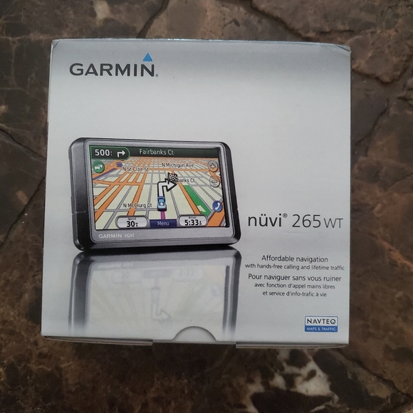 HP Garmin Nuvi 265WT GPS Navigation System plus carrying case NWT - Picture 2 of 6